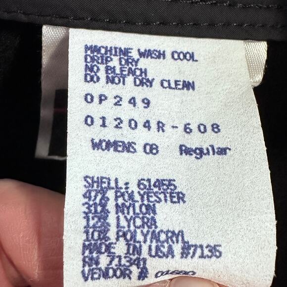 Vintage Schoeller Black Stirrup Ski Pants size 8 - Picture 4 of 11